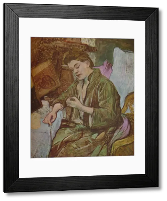 Framed Print : La Toilette, ( Getting Ready ), 1891, (1937). Creator: Henri de Toulouse-Lautrec Framed Print : La Toilette, ( Getting Ready ), 1891, (1937). Creator: Henri de Toulouse-Lautrec