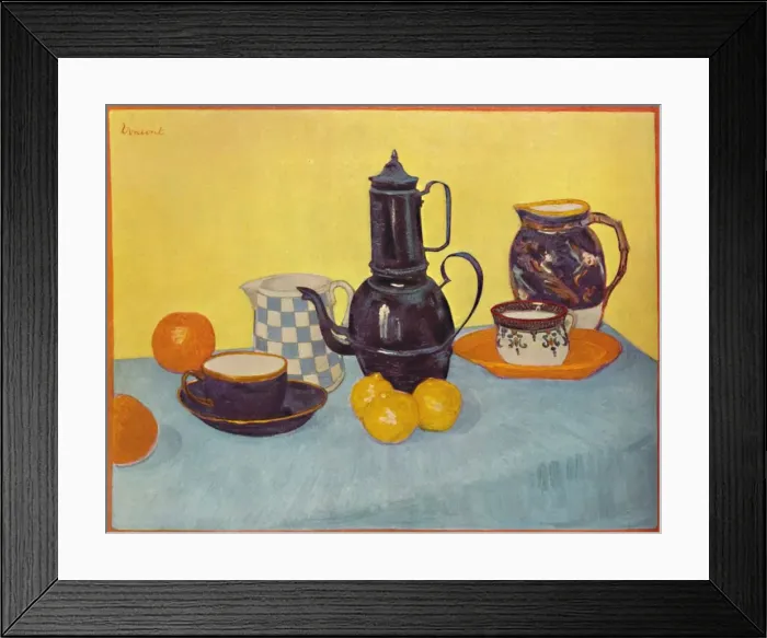 Framed Print : Still Life with Coffee Pot, 1888, (1937). Creator: Vincent van Gogh Framed Print : Still Life with Coffee Pot, 1888, (1937). Creator: Vincent van Gogh