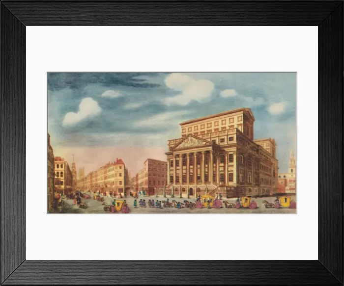 Framed Print : The Lord Mayors Mansion House, 1745, (1948). Creator: Paul Fourdrinier Framed Print : The Lord Mayors Mansion House, 1745, (1948). Creator: Paul Fourdrinier