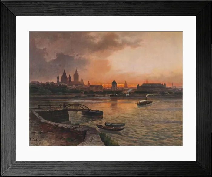 Framed Print : Mainz, 1923. Creator: Nikolai of Astudin Framed Print : Mainz, 1923. Creator: Nikolai of Astudin