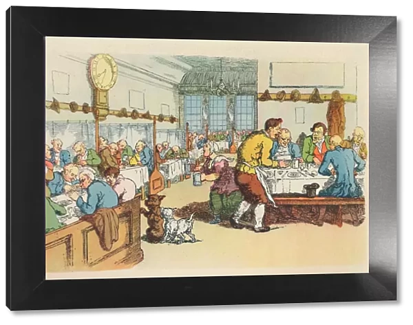 Scene in a Coffee House, 1788, (1944). Creator: Thomas Rowlandson