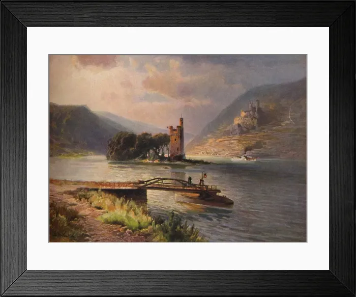 Framed Print : Der Mauseturm, (Mouse Tower), 1923. Creator: Nikolai of Astudin Framed Print : Der Mauseturm, (Mouse Tower), 1923. Creator: Nikolai of Astudin
