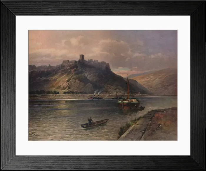 Framed Print : Ruine Rheinfels, (Rheinfels Castle), 1923. Creator: Nikolai of Astudin Framed Print : Ruine Rheinfels, (Rheinfels Castle), 1923. Creator: Nikolai of Astudin