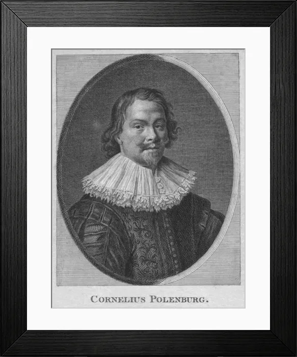 Framed Print : Cornelius Polenburg, mid 18th century. Creator: T Chambars Framed Print : Cornelius Polenburg, mid 18th century. Creator: T Chambars