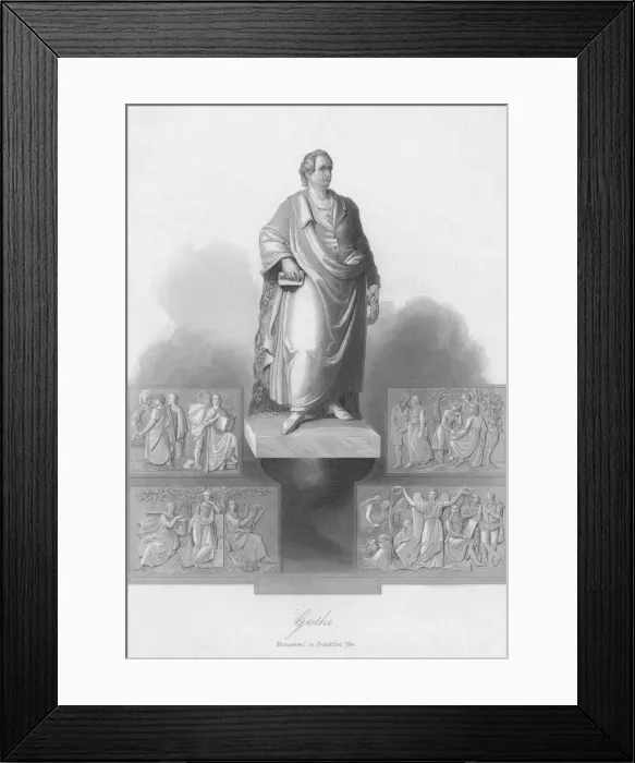 Framed Print : Gothe, mid-late 19th century. Creator: Albert Henry Payne Framed Print : Gothe, mid-late 19th century. Creator: Albert Henry Payne