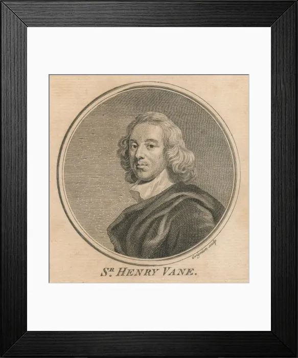 Framed Print : Sr. Henry Vane, 1757. Creator: Charles Grignion Framed Print : Sr. Henry Vane, 1757. Creator: Charles Grignion