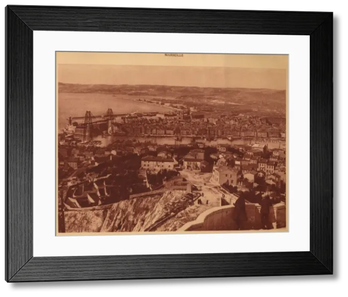 Framed Print : General View of Marseille, 1930. Creator: Unknown Framed Print : General View of Marseille, 1930. Creator: Unknown