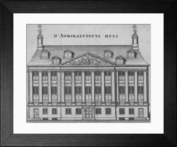 Framed Print : D Admiralyteyts Huys, late 17th-early 18th century. Creator: Unknown Framed Print : D Admiralyteyts Huys, late 17th-early 18th century. Creator: Unknown