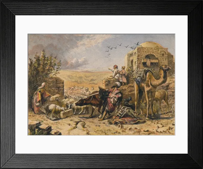 Framed Print : The Rain Cloud, mid 19th century. Creator: William J Webb Framed Print : The Rain Cloud, mid 19th century. Creator: William J Webb