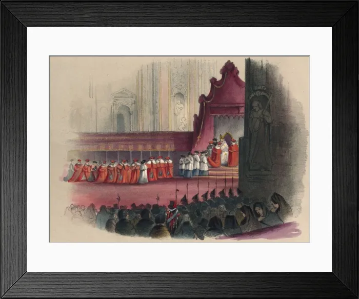 Framed Print : Cattedra, 19th century? Creator: Unknown Framed Print : Cattedra, 19th century? Creator: Unknown