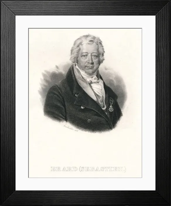 Framed Print : Erard (Sebastien. ), 1835. Creator: Charles Achille d Hardiviller Framed Print : Erard (Sebastien. ), 1835. Creator: Charles Achille d Hardiviller