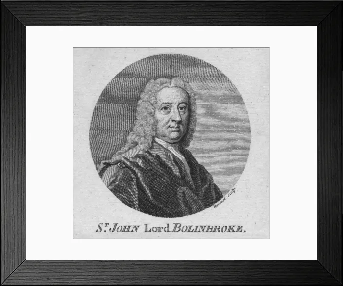 Framed Print : St. John Lord Bolinbroke, c1750s. Creator: Simon FranSois Ravenet Framed Print : St. John Lord Bolinbroke, c1750s. Creator: Simon FranSois Ravenet