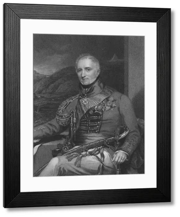 Framed Print : Lieutenant General Sir Rufane Shawe Donkin, K. C. B. & G. C. H. 1841. Creators: William Holl Framed Print : Lieutenant General Sir Rufane Shawe Donkin, K. C. B. & G. C. H. 1841. Creators: William Holl