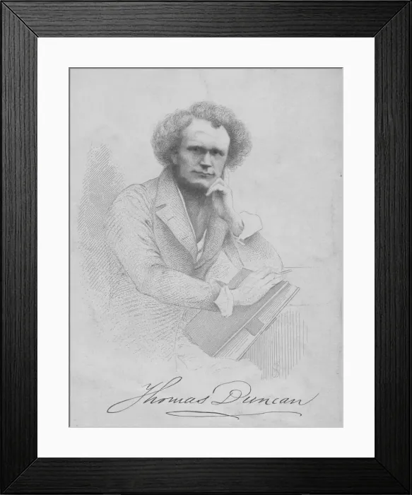 Framed Print : Thomas Duncan, 1840s. Creator: J Smyth Framed Print : Thomas Duncan, 1840s. Creator: J Smyth