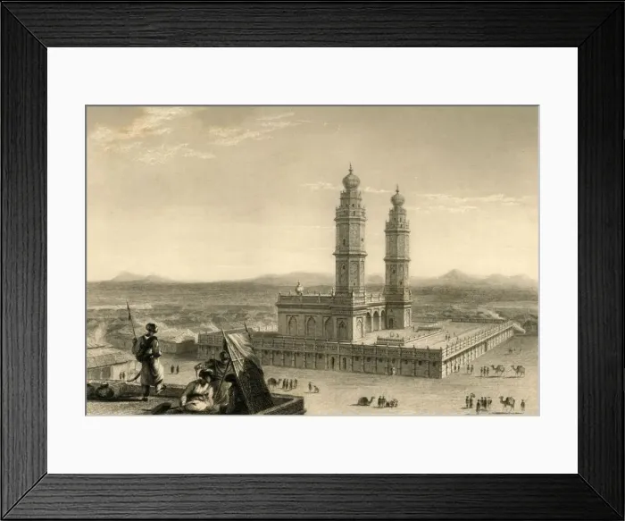 Framed Print : Mosque in the Coimbatore, 1835. Creator: William Daniell