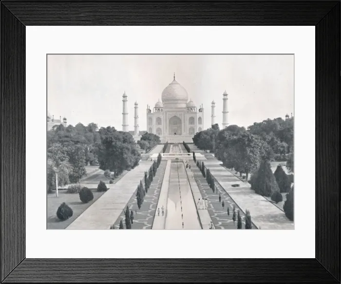 Framed Print : Agra. The Taj Mahal, c1920. Creator: Unknown Framed Print : Agra. The Taj Mahal, c1920. Creator: Unknown