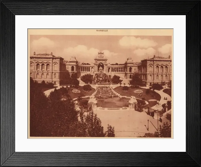 Framed Print : Palais Longchamp, Marseille, 1930. Creator: Unknown Framed Print : Palais Longchamp, Marseille, 1930. Creator: Unknown