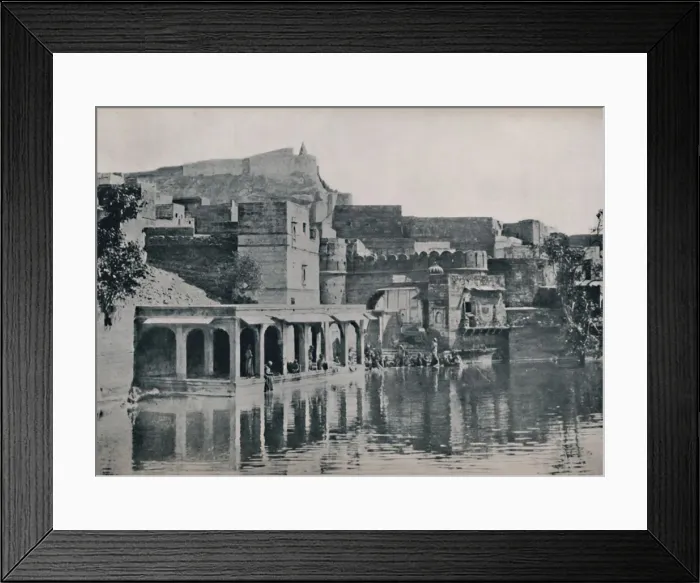 Framed Print : The Padam Sagar Tank at Jodhpur, 1936. Creator: Unknown Framed Print : The Padam Sagar Tank at Jodhpur, 1936. Creator: Unknown