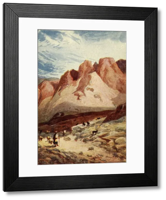 Framed Print : Mount Sinai - Acts vii 38, c1924. Creators: James Clark, Henry A Harper Framed Print : Mount Sinai - Acts vii 38, c1924. Creators: James Clark, Henry A Harper