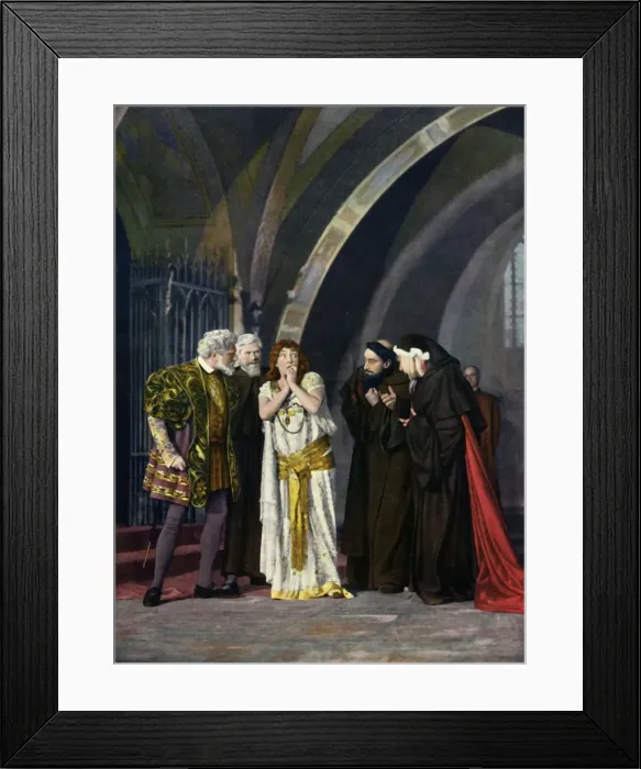 Framed Print : Theatre Sarah-Bernhardt. - La Sorciere. Acte IV, (The Sorceress, Act IV)) 1904 Framed Print : Theatre Sarah-Bernhardt. - La Sorciere. Acte IV, (The Sorceress, Act IV)) 1904
