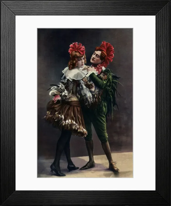Framed Print : Theatre Des Varietes. - Paris Aux Varietes, 1904. Creator: Unknown Framed Print : Theatre Des Varietes. - Paris Aux Varietes, 1904. Creator: Unknown
