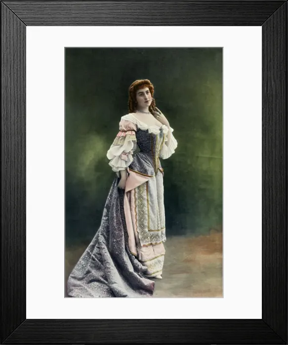 Framed Print : Mlle. Felyne - Du Theatre National De L Odeon - Role de Leonore - L Ecole Des Maris, 1904 Framed Print : Mlle. Felyne - Du Theatre National De L Odeon - Role de Leonore - L Ecole Des Maris, 1904