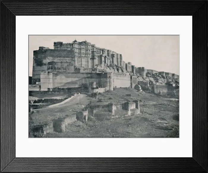 Framed Print : Jodhpur Fort, 1936. Creator: Unknown Framed Print : Jodhpur Fort, 1936. Creator: Unknown