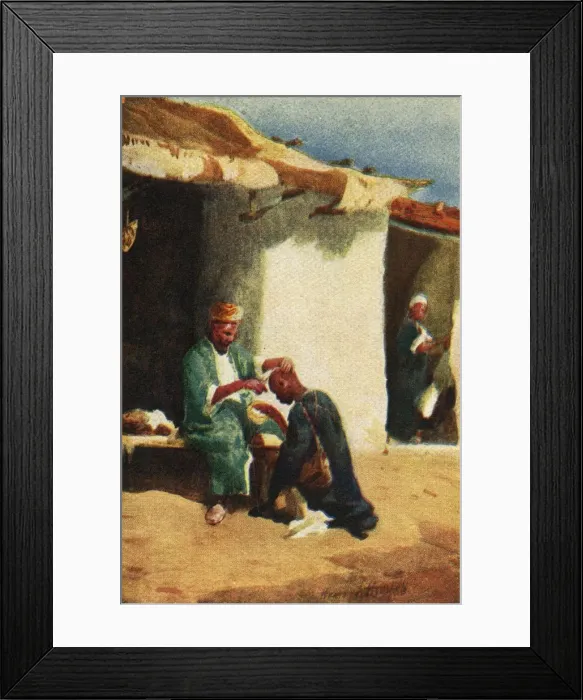 Framed Print : Shaving The Head - Acts xxi 24, c1924. Creators: James Clark, Henry A Harper Framed Print : Shaving The Head - Acts xxi 24, c1924. Creators: James Clark, Henry A Harper