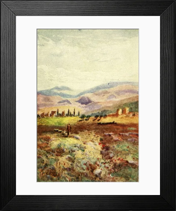 Framed Print : Ruins of Sardis - Revelations. iii. 1. c1924. Creators: James Clark, Henry A Harper Framed Print : Ruins of Sardis - Revelations. iii. 1. c1924. Creators: James Clark, Henry A Harper