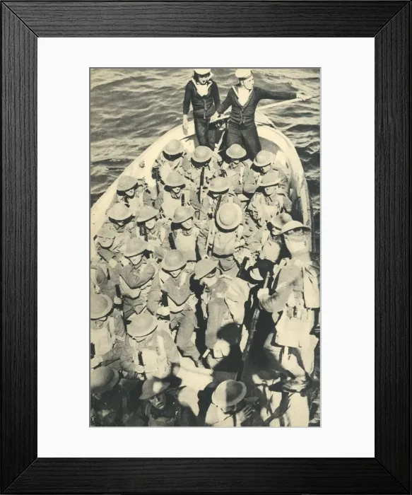 Framed Print : Royal Marines, World War II, c1939-c1943 (1944). Creator: Unknown Framed Print : Royal Marines, World War II, c1939-c1943 (1944). Creator: Unknown