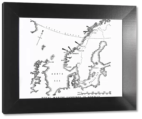 Royal Marine landings in Norway, World War II, 1940 (1944). Creator: Unknown