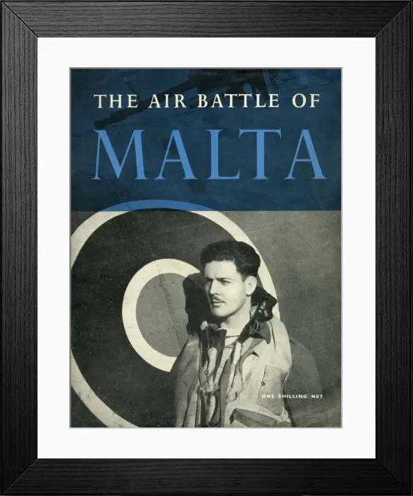 Framed Print : Front cover of The Air Battle of Malta, 1944. Creator: Unknown Framed Print : Front cover of The Air Battle of Malta, 1944. Creator: Unknown