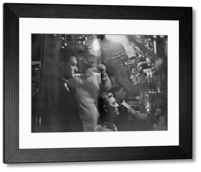 Framed Print : Scene on board a British submarine, World War II, 1945. Creator: Unknown Framed Print : Scene on board a British submarine, World War II, 1945. Creator: Unknown