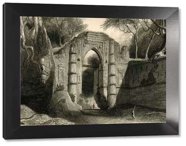 Kutnallewe Gate, Gour, 1835. Creator: William Daniell