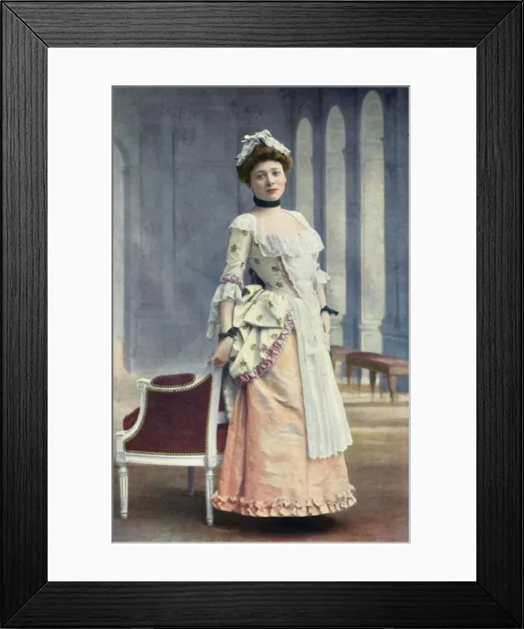Framed Print : Comedie-Francaise. Mlle. Marie Leconte. Role de Lisette. - Le Jeu De L Amour Et Du Hasard, 1904 Framed Print : Comedie-Francaise. Mlle. Marie Leconte. Role de Lisette. - Le Jeu De L Amour Et Du Hasard, 1904