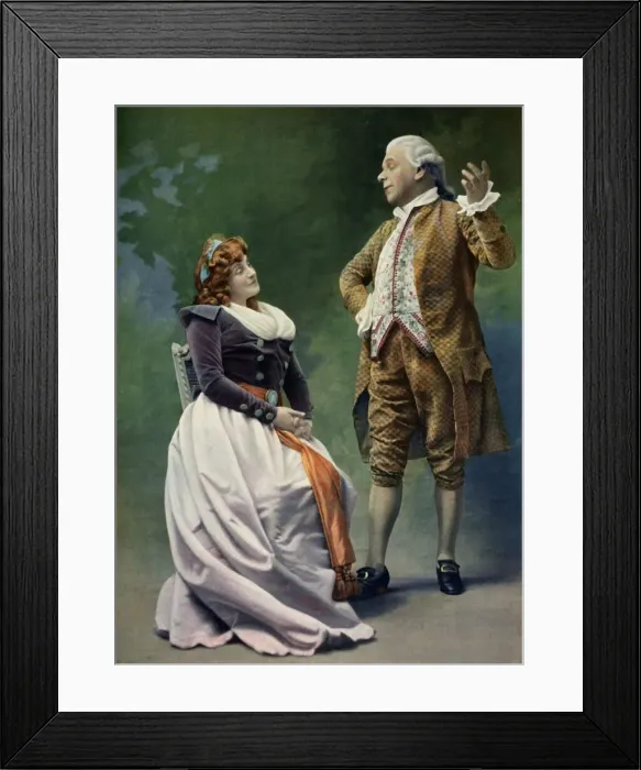Framed Print : Theatre Municipal De La Gaite - La Montansier - Mme. Rejane. Saint-Phar: M. Coquelin Aine, 1904 Framed Print : Theatre Municipal De La Gaite - La Montansier - Mme. Rejane. Saint-Phar: M. Coquelin Aine, 1904