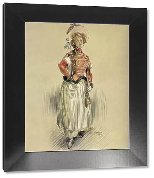 Mlle. Bresil - Role de Mlle. Senedor. - La Montansier, 1904. Creator: Maurice De Lambert