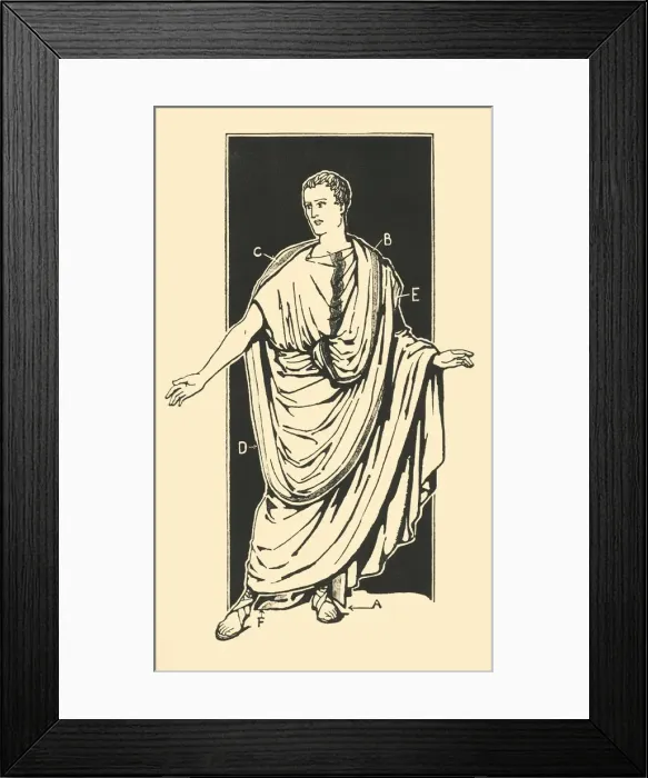 Framed Print : The Toga Praetexta, 1924. Creator: Herbert Norris Framed Print : The Toga Praetexta, 1924. Creator: Herbert Norris