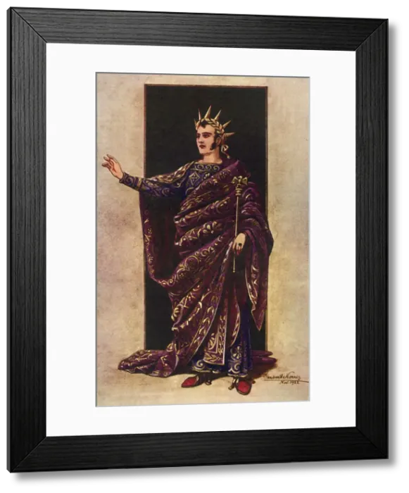 Framed Print : An Emperor of the Third Century, 1924. Creator: Herbert Norris Framed Print : An Emperor of the Third Century, 1924. Creator: Herbert Norris