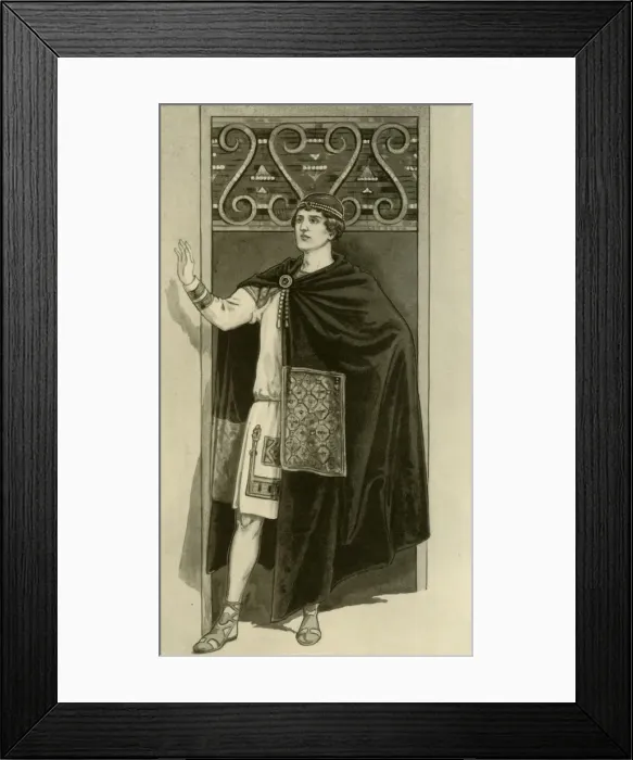 Framed Print : An Emperor of the Eastern or Western Empire - Fifth Century, B. C. 1924. Creator: Herbert Norris Framed Print : An Emperor of the Eastern or Western Empire - Fifth Century, B. C. 1924. Creator: Herbert Norris