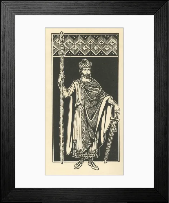 Framed Print : The Emperor Henry II, The Holy (1002-1024), 1924. Creator: Herbert Norris Framed Print : The Emperor Henry II, The Holy (1002-1024), 1924. Creator: Herbert Norris