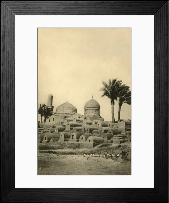 Framed Print : Muslim Cemetery, Baghdad, c1918-c1939. Creator: Unknown Framed Print : Muslim Cemetery, Baghdad, c1918-c1939. Creator: Unknown
