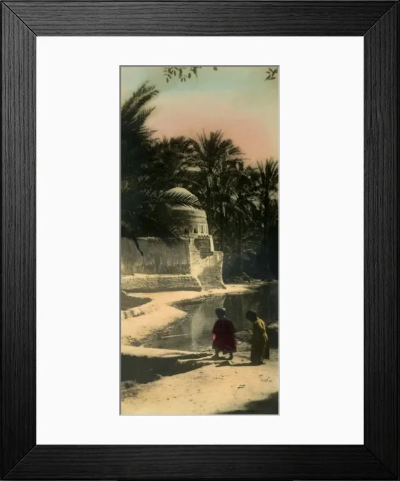 Framed Print : Cairo: Village of Marg, c1918-c1939. Creator: Unknown Framed Print : Cairo: Village of Marg, c1918-c1939. Creator: Unknown