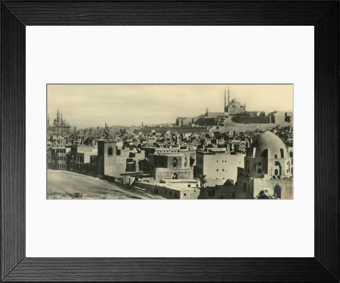 Framed Print : Cairo - General View, c1918-c1939. Creator: Unknown Framed Print : Cairo - General View, c1918-c1939. Creator: Unknown
