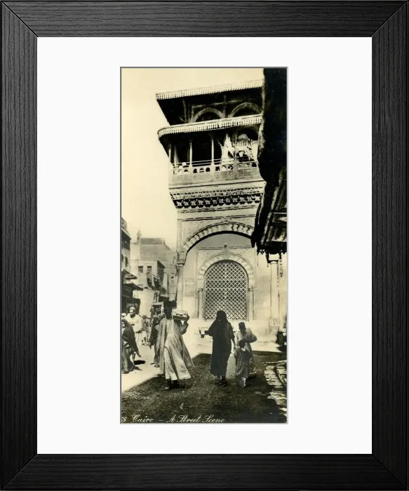 Framed Print : Cairo - A Street Scene, c1918-c1939. Creator: Unknown Framed Print : Cairo - A Street Scene, c1918-c1939. Creator: Unknown