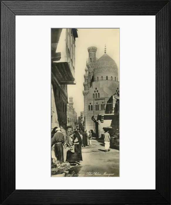 Framed Print : Cairo - The Blue Mosque, c1918-c1939. Creator: Unknown