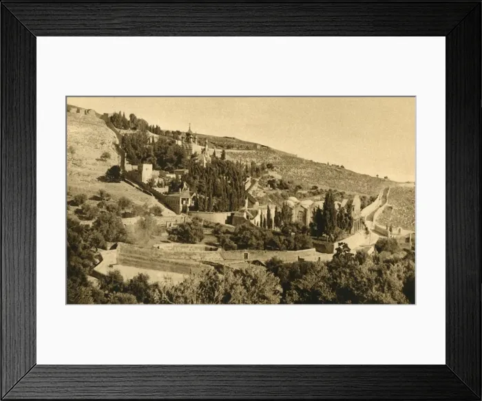 Framed Print : Jerusalem - Gethsemane, c1918-c1939. Creator: Unknown Framed Print : Jerusalem - Gethsemane, c1918-c1939. Creator: Unknown