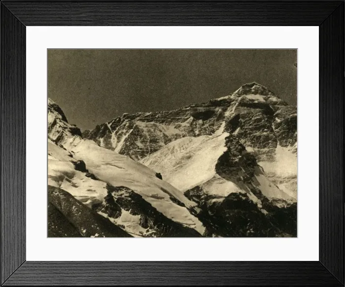 Framed Print : Mount Everest from the Base Camp, c1918-c1939. Creator: Unknown Framed Print : Mount Everest from the Base Camp, c1918-c1939. Creator: Unknown