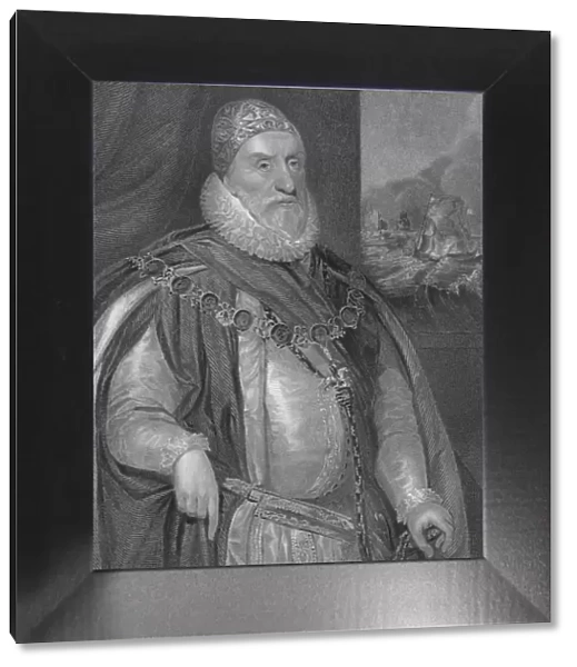 Charles Howard, First Earl of Nottingham, (early-mid 19th century). Creator: H Robinson