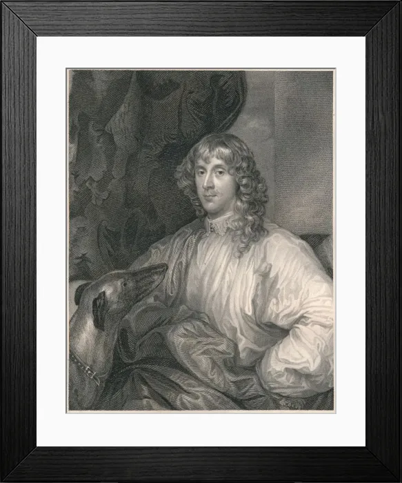 Framed Print : James Stuart, Duke of Richmond, c1640, (early-mid 19th century). Creator: John Cochran Framed Print : James Stuart, Duke of Richmond, c1640, (early-mid 19th century). Creator: John Cochran